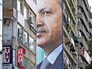 Плакат с изображением президента Турции Реджепа Тайипа Эрдогана Плакат с изображением президента Турции Реджепа Тайипа Эрдогана
