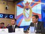 Президент Олимпийского комитета России Александр Жуков и четырехкратный олимпийский чемпион по спортивной гимнастике, главный редактор журнала "Большой спорт" Алексей Немов на пресс-конференции Президент Олимпийского комитета России Александр Жуков и четырехкратный олимпийский чемпион по спортивной гимнастике, главный редактор журнала "Большой спорт" Алексей Немов на пресс-конференции