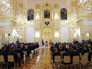 Президент России Владимир Путин выступает в Кремле на встрече с членами олимпийской сборной России Президент России Владимир Путин выступает в Кремле на встрече с членами олимпийской сборной России