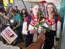 Во время проводов олимпийской сборной России в Рио-де-Жанейро в аэропорту "Шереметьево" Во время проводов олимпийской сборной России в Рио-де-Жанейро в аэропорту "Шереметьево"