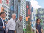 Сергей Собянин осматривает строительные работы Сергей Собянин осматривает строительные работы