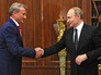 Президент России Владимир Путин и глава Сбербанка России Герман Греф Президент России Владимир Путин и глава Сбербанка России Герман Греф