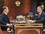 Председатель правительства РФ Дмитрий Медведев и президент ОАО "Российские железные дороги" Олег Белозеров Председатель правительства РФ Дмитрий Медведев и президент ОАО "Российские железные дороги" Олег Белозеров