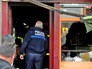 Последствия пожара в баре во Франции Последствия пожара в баре во Франции