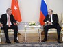 Владимир Путин и Реджеп Эрдоган во время встречи в Санкт-Петербурге Владимир Путин и Реджеп Эрдоган во время встречи в Санкт-Петербурге
