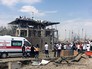 Аэропорт турецкого города Диярбакыр после обстрела Аэропорт турецкого города Диярбакыр после обстрела
