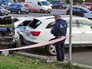 ДТП на Кутузовском проспекте с участием машины полиции ДТП на Кутузовском проспекте с участием машины полиции