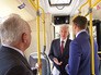 Сергей Собянин осмотрел новые автобусы Сергей Собянин осмотрел новые автобусы