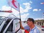 Гуманитарная колонна Международной организации Красный полумесяц Гуманитарная колонна Международной организации Красный полумесяц