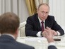 Президент России Владимир Путин во время встречи в Кремле с учёными Президент России Владимир Путин во время встречи в Кремле с учёными