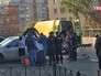 Машина скорой помощи на месте происшествия Машина скорой помощи на месте происшествия