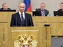 Президент России Владимир Путин выступает на заседании Госдумы РФ Президент России Владимир Путин выступает на заседании Госдумы РФ