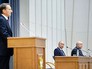 Сергей Нарышкин и Владимир Путин в штаб-квартире Службы внешней разведки России (СВР) Сергей Нарышкин и Владимир Путин в штаб-квартире Службы внешней разведки России (СВР)