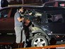 Последствия взрыва автомобиля грузинского политика Гиви Таргамадзе Последствия взрыва автомобиля грузинского политика Гиви Таргамадзе
