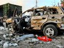 Последствия обстрела гуманитарного комвоя в Сирии Последствия обстрела гуманитарного комвоя в Сирии