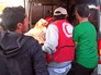 Скорая помощь увозит пострадавших Скорая помощь увозит пострадавших