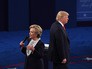 Теледебаты кандидатов в президенты США. Дональд Трамп и Хилари Коинтон Теледебаты кандидатов в президенты США. Дональд Трамп и Хилари Коинтон