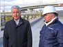 Сергей Собянин осматривает строительные работы Сергей Собянин осматривает строительные работы