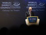 Президент России Владимир Путин выступает на 23-м Мировом энергетическом конгрессе в Стамбуле Президент России Владимир Путин выступает на 23-м Мировом энергетическом конгрессе в Стамбуле