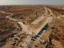 Гуманитарный коридор у трассы Кастелло на севере Алеппо в Сирии Гуманитарный коридор у трассы Кастелло на севере Алеппо в Сирии