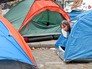 Палаточный городок мигрантов в Европе Палаточный городок мигрантов в Европе