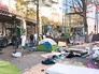Снос палаточного городка мигрантов во Франции Снос палаточного городка мигрантов во Франции