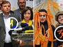 Лидер проевропейской партии Молдовы Майя Санду и фотография активистов на Майдане Незалежности на Украине Лидер проевропейской партии Молдовы Майя Санду и фотография активистов на Майдане Незалежности на Украине