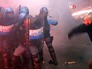 Столкновения полиции Италии с протестующими Столкновения полиции Италии с протестующими