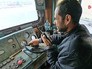 Машинист поезда на железной дороге в Сирии Машинист поезда на железной дороге в Сирии