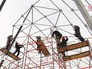 Подготовка катка в Парке Горького Подготовка катка в Парке Горького