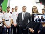 Глава МВД Украины Арсен Аваков и заместитель Анастасия Деева Глава МВД Украины Арсен Аваков и заместитель Анастасия Деева