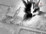 Последствия авиаудара по позициям боевиков в Сирии Последствия авиаудара по позициям боевиков в Сирии