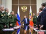Владимир Путин на совещании по вопросам развития Вооружённых Сил Владимир Путин на совещании по вопросам развития Вооружённых Сил