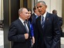 Президент России Владимир Путин и президент США Барак Обама Президент России Владимир Путин и президент США Барак Обама