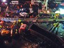 Спасательные службы на месте столкновения автомобилей в Китае Спасательные службы на месте столкновения автомобилей в Китае