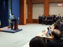 Пак Кын Хе делает заявление Пак Кын Хе делает заявление