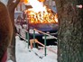 Горящая машина Горящая машина