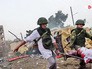 Последствия обстрела госпиталя в Алеппо Последствия обстрела госпиталя в Алеппо