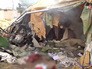 Последствия обстрела госпиталя в Алеппо Последствия обстрела госпиталя в Алеппо