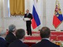 Президент РФ Владимир Путин выступает во время ежегодного торжественного приёма в Кремле по случаю празднования Дня Героев Отечества Президент РФ Владимир Путин выступает во время ежегодного торжественного приёма в Кремле по случаю празднования Дня Героев Отечества