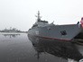 Церемония подъема флага на корабле противоминной обороны "Александр Обухов" в Санкт-Петербурге Церемония подъема флага на корабле противоминной обороны "Александр Обухов" в Санкт-Петербурге