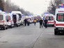 Машины скорой помощи на месте происшествия в Турции Машины скорой помощи на месте происшествия в Турции