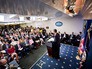 Барак Обама на пресс-конференции Барак Обама на пресс-конференции