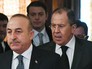 Глава МИД России Сергей Лавров и глава МИД Турции Мевлютом Чавушоглу во время встречи Глава МИД России Сергей Лавров и глава МИД Турции Мевлютом Чавушоглу во время встречи