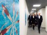 Мэр Москвы Сергей Собянин во время осмотра центра синхронного плавания Мэр Москвы Сергей Собянин во время осмотра центра синхронного плавания