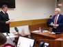 Виктор Янукович и бывший депутат Верховной Рады Владимир Олейник в суде Виктор Янукович и бывший депутат Верховной Рады Владимир Олейник в суде