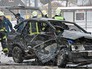 Последствия ДТП с участием двух автомобилей на Ярославском шоссе Последствия ДТП с участием двух автомобилей на Ярославском шоссе