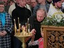 Президент РФ Владимир Путин во время Рождественского богослужения в Свято-Юрьевом монастыре в Новгородской области Президент РФ Владимир Путин во время Рождественского богослужения в Свято-Юрьевом монастыре в Новгородской области