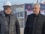 Сергей Собянин осматривает строительные работы Сергей Собянин осматривает строительные работы