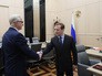 Председатель правительства России Дмитрий Медведев и президент Российского союза промышленников и предпринимателей Александр Шохин Председатель правительства России Дмитрий Медведев и президент Российского союза промышленников и предпринимателей Александр Шохин